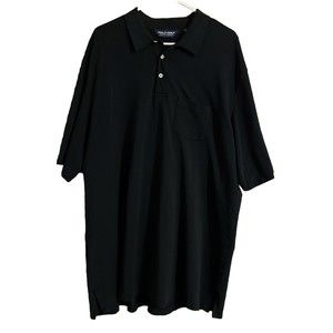 Polo Ralph Lauren Golf Men’s Black Short Sleeve Shirt Pocket Logo Sz 2XL XXL